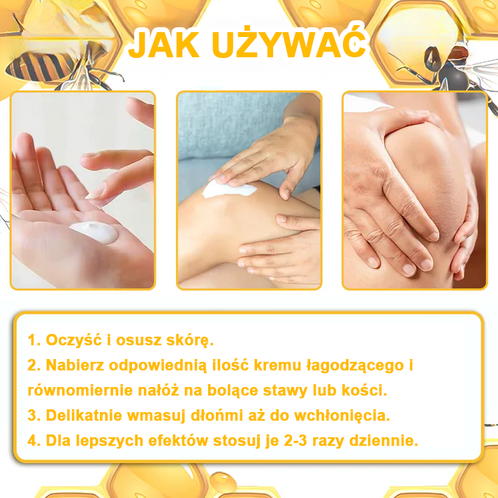 ✨🐝✨𝑺𝒕𝒂𝒘𝑽𝒊𝒕𝒂𝒍™ Krem z Jadem Pszczelim Leczniczy do Regeneracji Stawów - Zalecane przez Polskie Towarzystwo Ortopedyczne i Traumatologiczne🔥